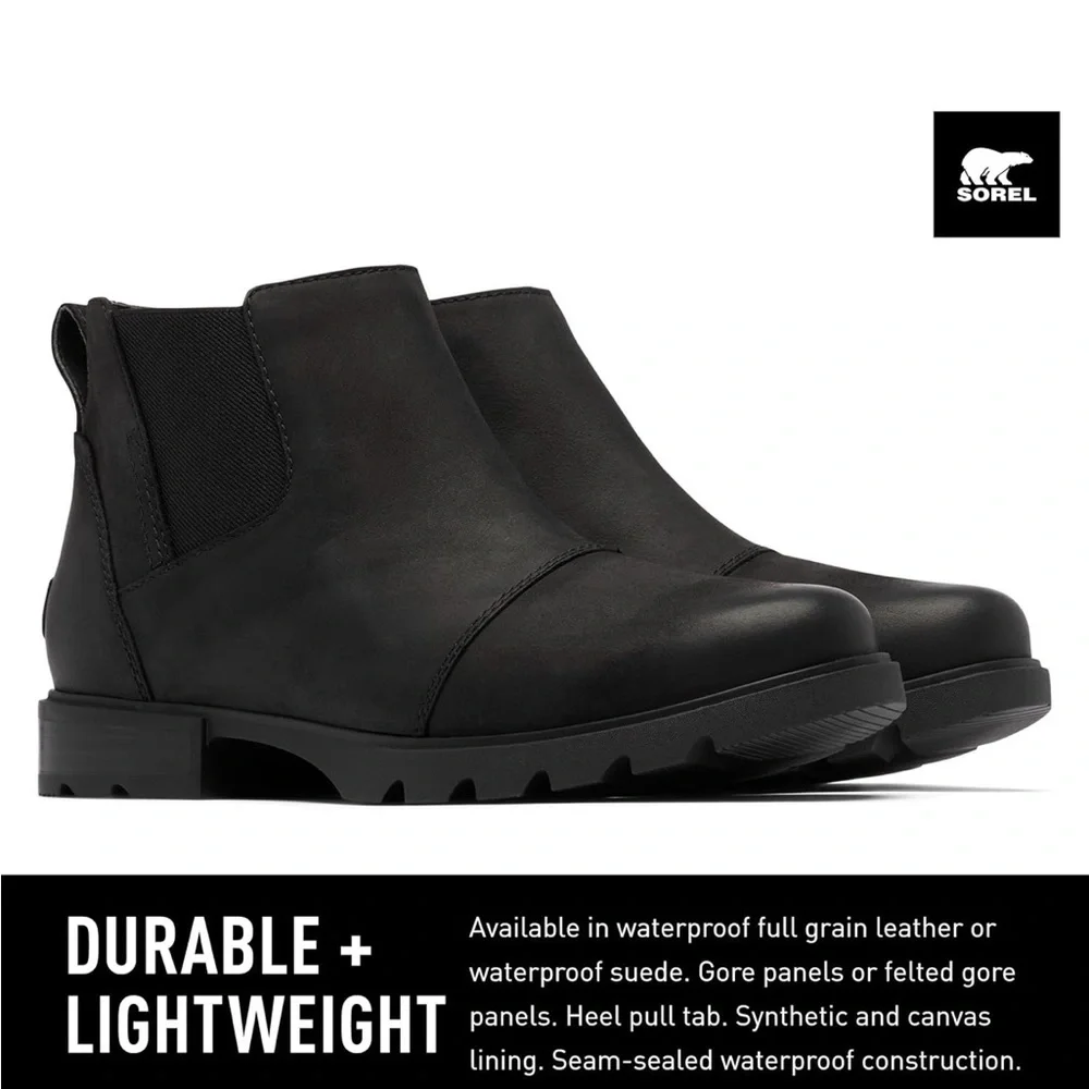 Sorel Black Chelsea Waterproof Boots - Picture 4 of 16